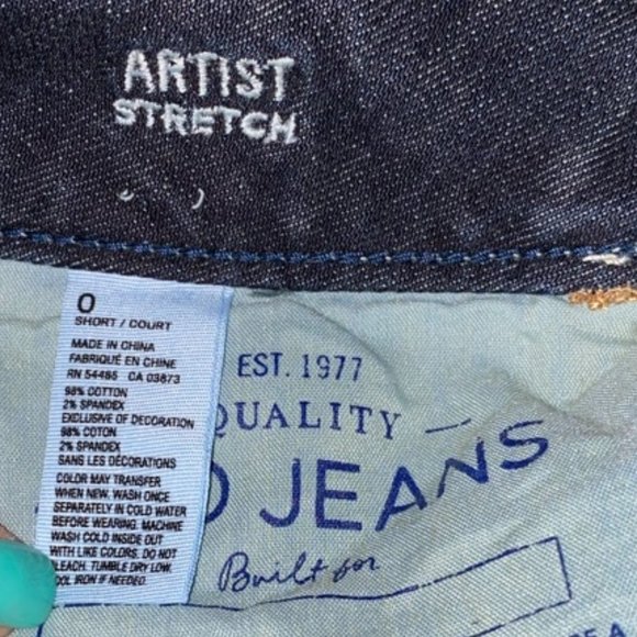 LAST CHANCE - American Eagle bootcut stretch jeans size 0 - Picture 7 of 8